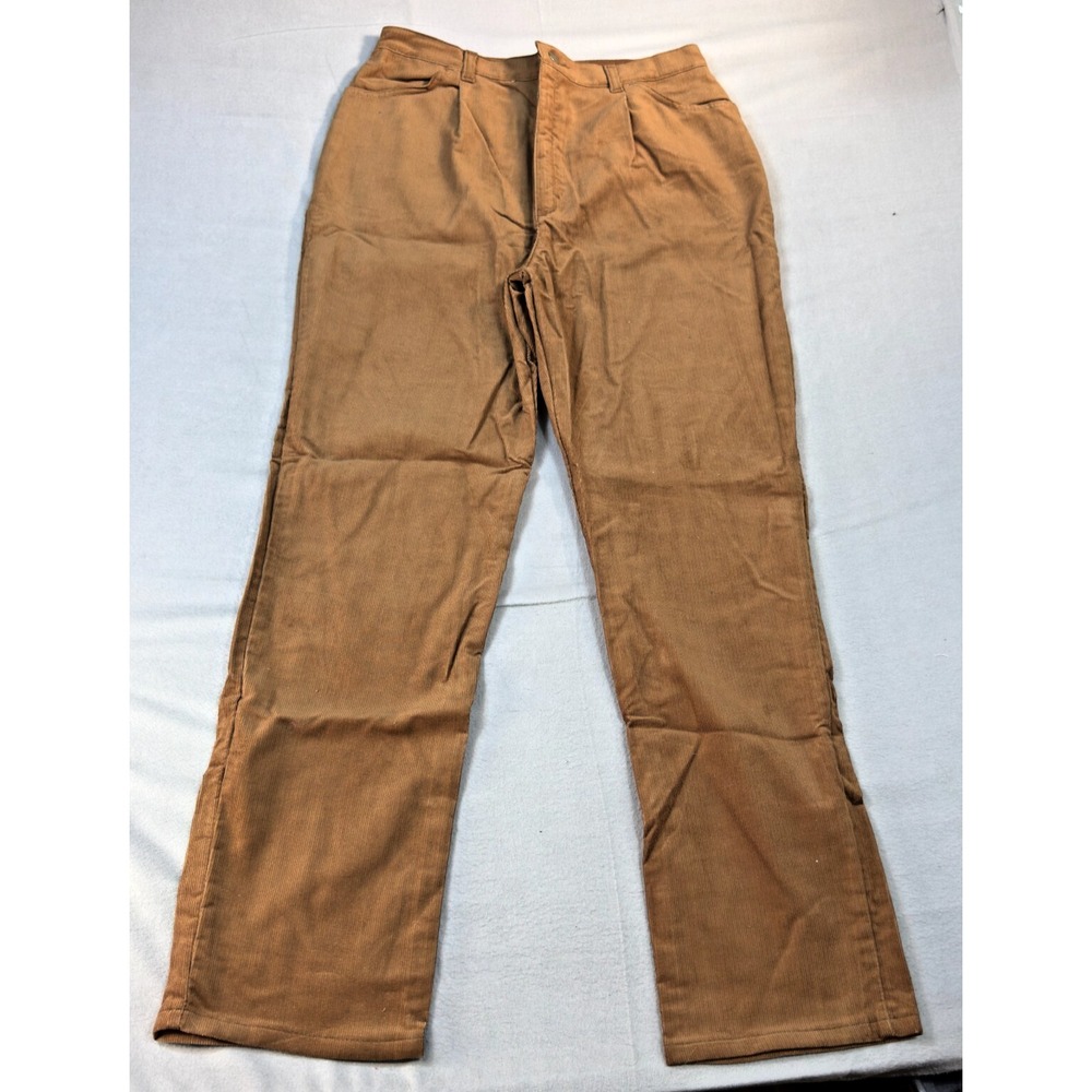 Vintage‎ Y2K Sears Corduroy Pants 18 tall Womens Brown USA High waisted Western